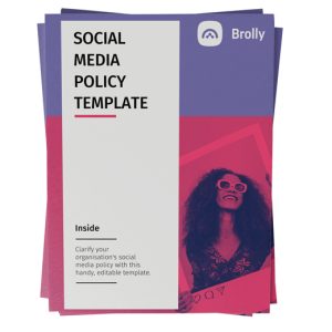 Brolly social media policy template